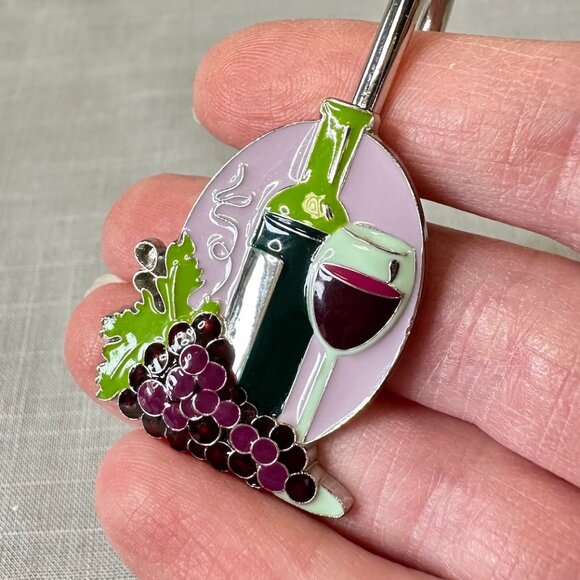 Alexx Wine Lovers Purse Key Holder - Picture 3 of 8